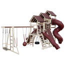 Pinnacle Vinyl Outdoor Playset with Monkey Bars