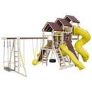 Pinnacle Vinyl Outdoor Playset with Monkey Bars