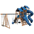 Pinnacle Vinyl Outdoor Playset with Monkey Bars