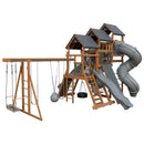 Pinnacle Vinyl Outdoor Playset with Monkey Bars
