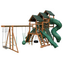 Pinnacle Vinyl Outdoor Playset with Monkey Bars
