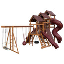 Pinnacle Vinyl Outdoor Playset with Monkey Bars