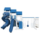 Pinnacle Vinyl Outdoor Playset with Monkey Bars