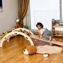 Wooden Climbing Arch Rocker with Ramps