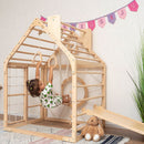 Wooden Climbing Playhouse